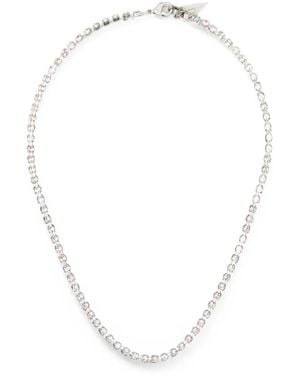 forte_forte Collier Ras-Du-Cou Serti De Cristaux - White