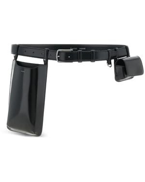 Coperni Glossy Removable Case Belt - Black