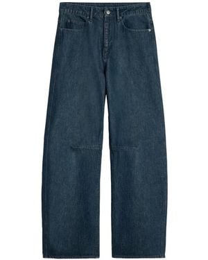Soeur Barrel-Cut Jeans - Blue