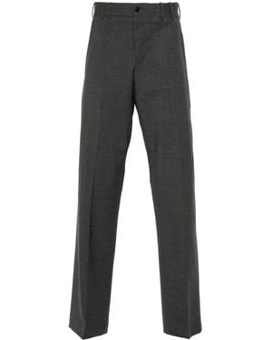 PT Torino Michael Mid-Rise Tailored Trousers - Grey