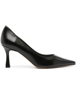 Roberto Festa 80Mm Kate Leather Court Shoes - Black