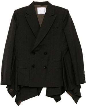 Sacai Wool Blazer - Black