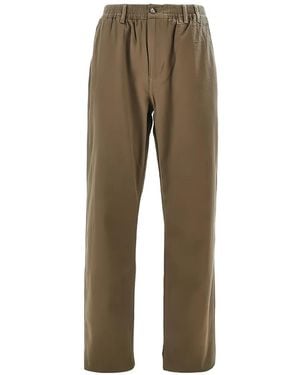 Forét Calm Seersucker-Texture Elasticated-Waist Pants - Natural