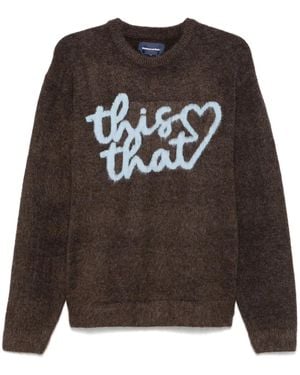 thisisneverthat Heart Logo Sweater - Gray
