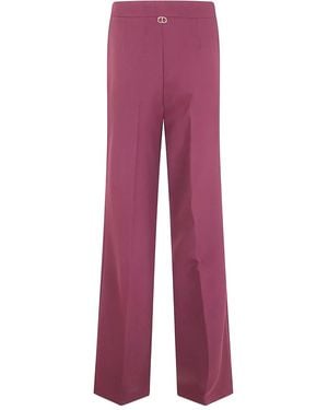 Twinset Tailored Trousers - Purple