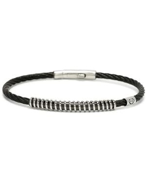 Charriol Celtic Gentleman Driver Armband - Weiß