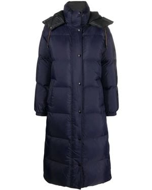 Yves Salomon Reversible Puffer Coat - Blue