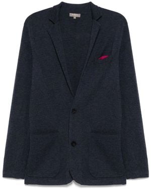 N.Peal Cashmere Marlborough Fg Blazer - Blue