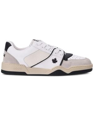 DSquared² Spider Leather Low-top Trainers - White