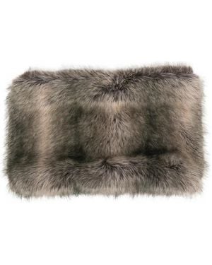 Frankie Shop Faux-Fur Scarf - Grey