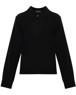 Haikure Ash Poloshirt - Schwarz