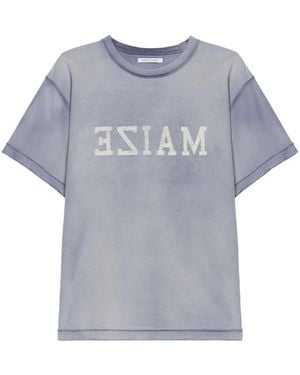 John Elliott Katoenen T-Shirt - Blauw