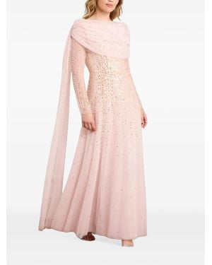 Needle & Thread Moonlight Sequin-Embellished Gown - Pink