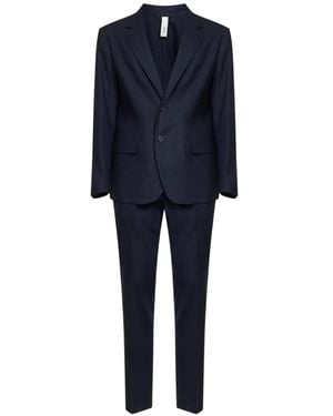 Hevò Galatina Single-Breasted Suit - Blue