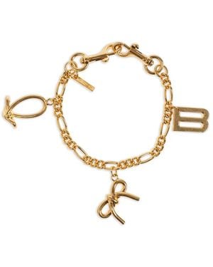 Balenciaga Charm-Embellished Chain Bag Accessory - Metallic