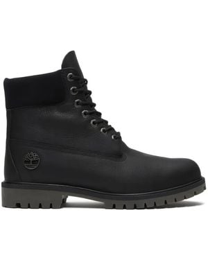 Timberland Heritage 6-Inch Combat Boots - Black
