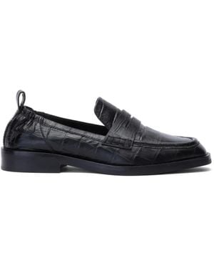 3.1 Phillip Lim Alexa Textured Loafers - Blue