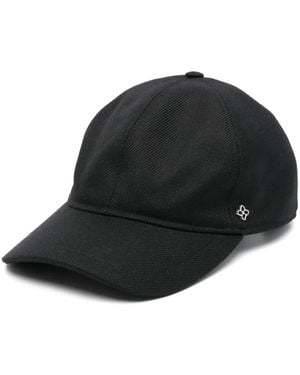 Tagliatore Baseballkappe Mit Logo-Schild - Schwarz