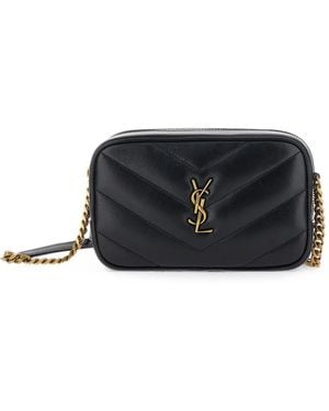Saint Laurent Loulou Mini Camera Bag - Black