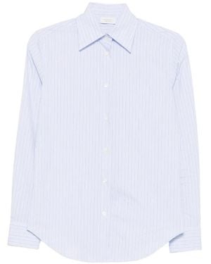 Mazzarelli Camicia A Righe - Bianco
