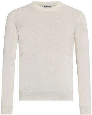 Jil Sander クルーネック セーター - ホワイト