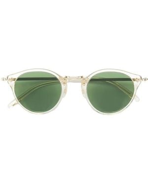 Oliver Peoples Occhiali Da Sole Tondi - Verde