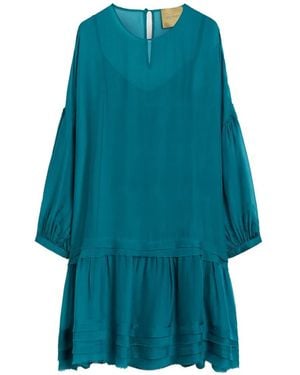 Momoní Agave Mini Dress - Blue