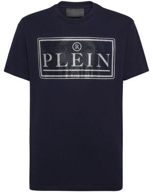 Philipp Plein Round Neck T-Shirt - Blue