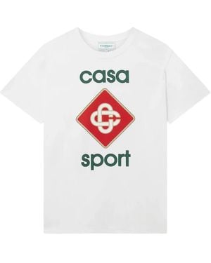 CASABLANCA Casa Sport Monogram T-Shirt - White