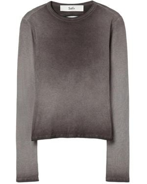Séfr Mabel Longsleeve Top - Gray