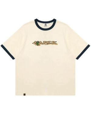 Aape By A Bathing Ape Graphic-Print T-Shirt - Natural