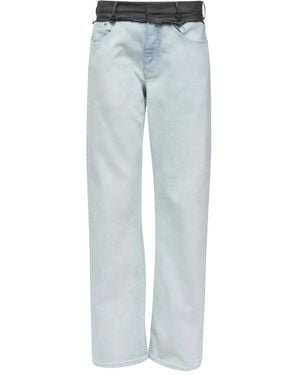 MM6 by Maison Margiela 5-Pocket Tailored Trousers - Blue