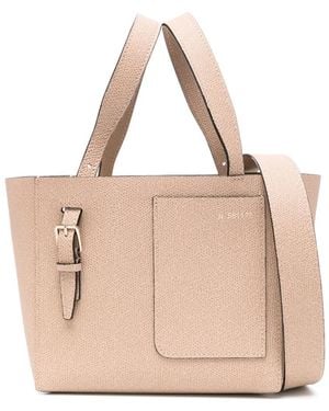 Valextra Borsa Tote Soft Bucket Mini - Neutro