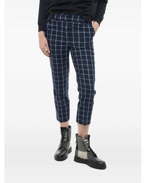 Woolrich Checked Trousers - Blue