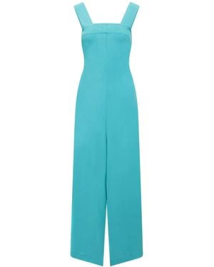 Semicouture Abito Tuta Blanche - Blu
