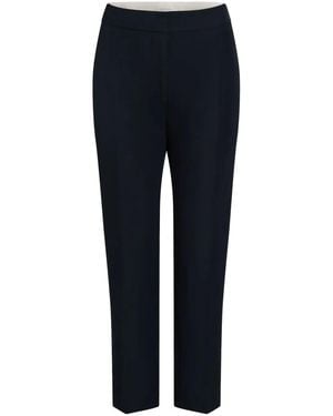 Patou Cropped Tailored Pants - Blue