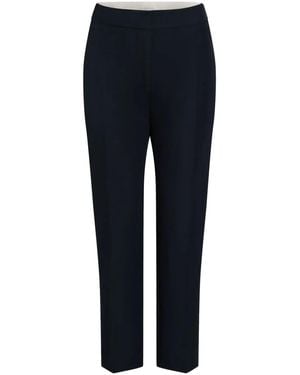 Patou Cropped Tailored Pants - Blue
