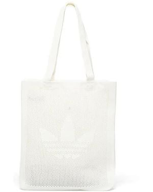 adidas Crochet Tote Bag - White