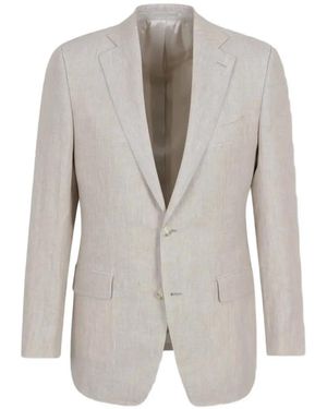 Atelier Munro Slim Notched Suit - White