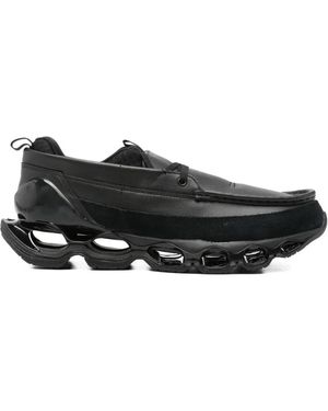 Mizuno Panelled Moccasin Trainers - Black