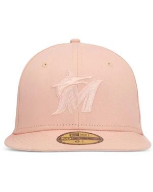 KTZ 59Fifty Miami Marlins Baseball Cap - Pink