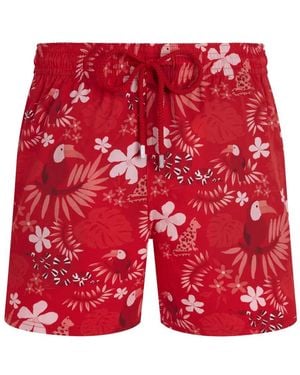 Vilebrequin Printed Swim Shorts - Red