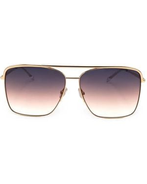 Isabel Marant Square-Frame Sunglasses - Metallic