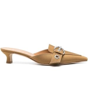Aeyde Danielle Mules 40mm - Braun