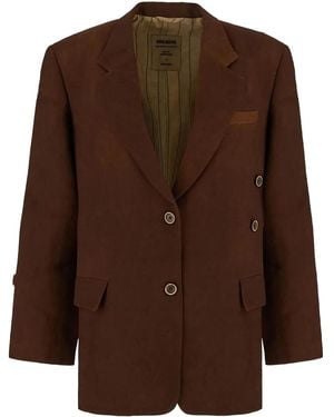 Uma Wang Oversized Jacket - Brown