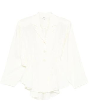 Chloé Ruffled Top - White