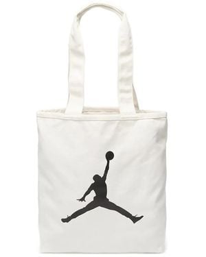 Nike Bolso Shopper Con Logo Jumpman - Blanco