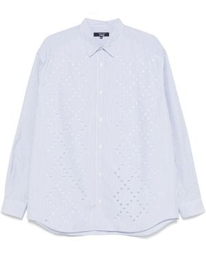Comme des Garçons Camicia A Righe - Bianco
