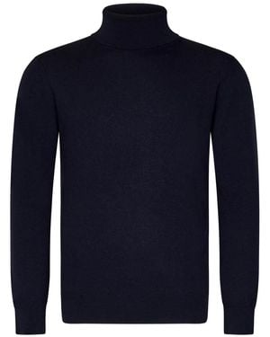 Franzese Collection Jersey George Clooney con cuello vuelto - Azul