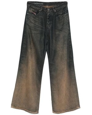 DIESEL Wide-Leg Jeans - Grey